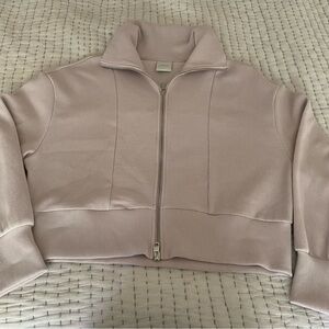 Varley Full Zip Sweatshirt Cropped Silhouette